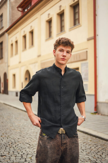Pánská lněná košile KARI