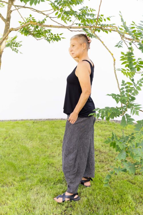 Lněné kalhoty AGNETA - Obrázek 6