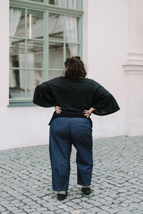 Denimové kahoty SABINA Femme - Obrázek 4