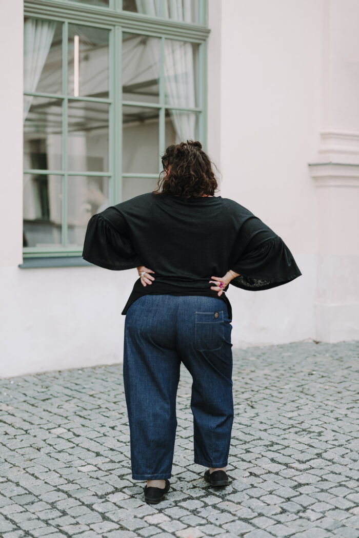 Denimové kahoty SABINA Femme - Obrázek 4