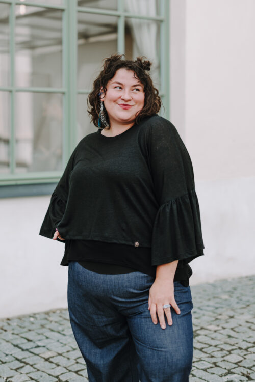 Denimové kahoty SABINA Femme - Obrázek 2